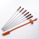 A set of skewers 670*12*3 mm in a leather quiver в Сургуте
