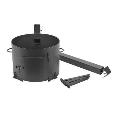 Stove with a diameter of 440 mm with a pipe for a cauldron of 18-22 liters в Сургуте