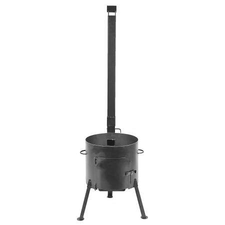Stove with a diameter of 410 mm with a pipe for a cauldron of 16 liters в Сургуте