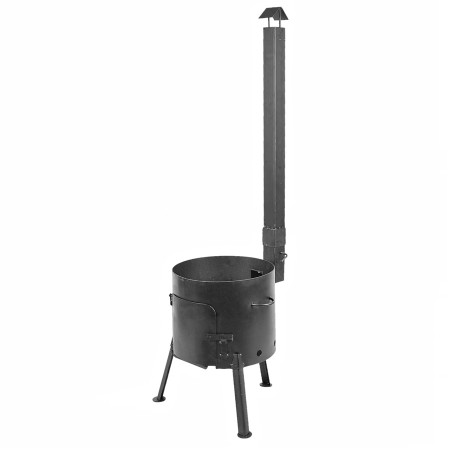 Stove with a diameter of 360 mm with a pipe for a cauldron of 12 liters в Сургуте