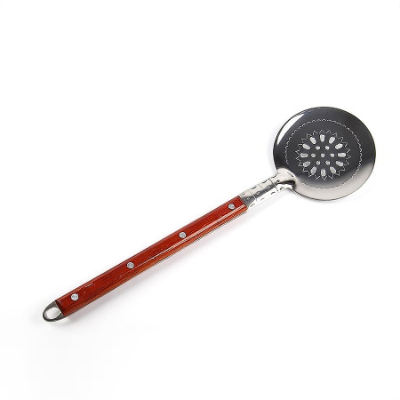 Skimmer stainless 40 cm with wooden handle в Сургуте