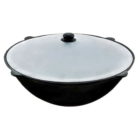 Uzbek cast iron cauldron 10 l round bottom в Сургуте
