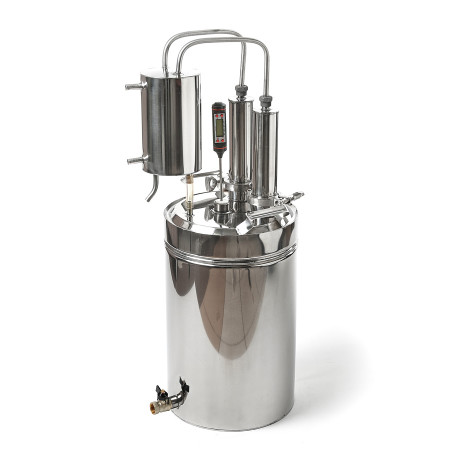 Cheap moonshine still kits "Gorilych" double distillation 10/35/t with CLAMP 1,5" and tap в Сургуте